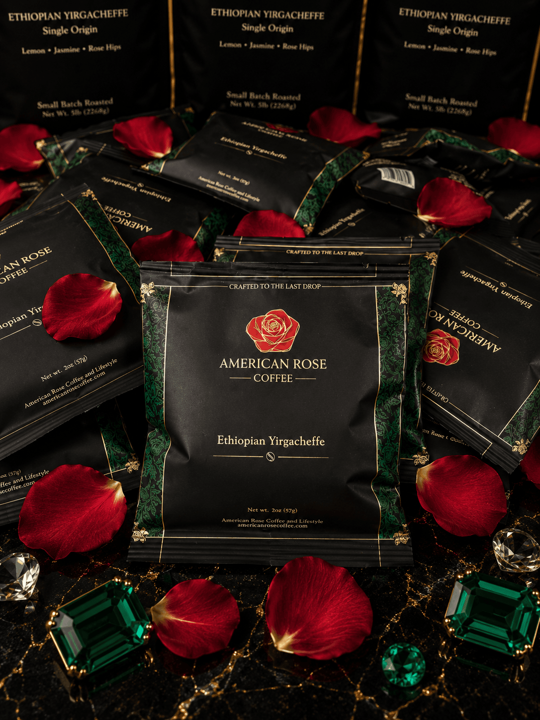 American Rose Coffee Sample Taste 2oz Size